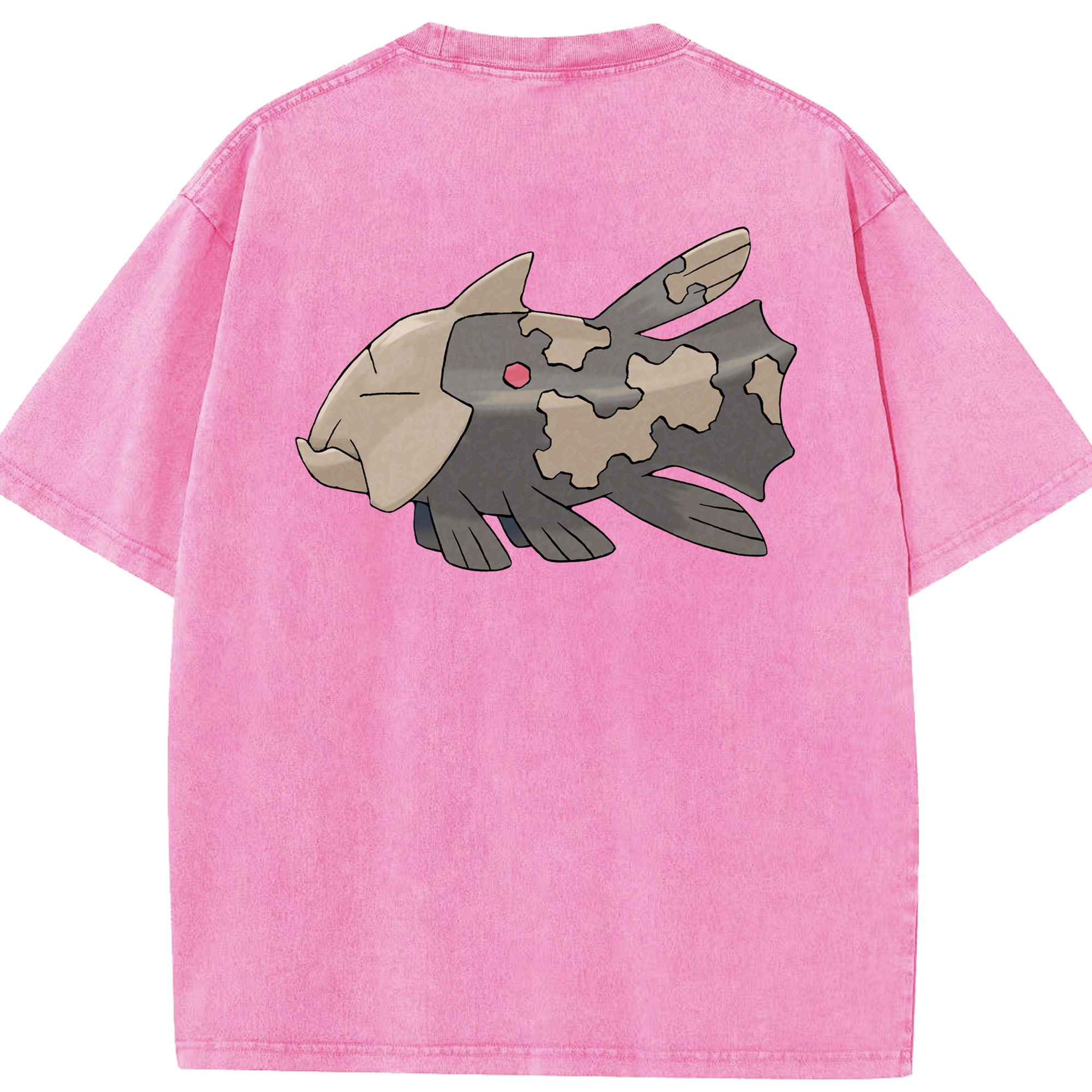 （画像用） ポケットモンスター Pokémon 綿100% ヴィンテージ風 半袖Tシャツ（背面プリント）